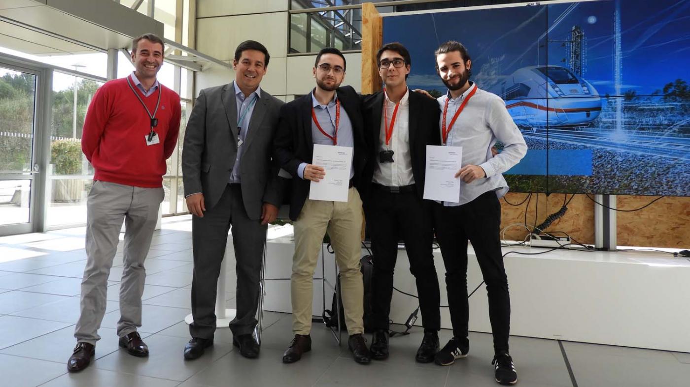 Estudantes de Enxeñaría Industrial da UVigo acadan dous dos catro premios da competición 'Ingenio para la movilidad' de Siemens Mobility España
