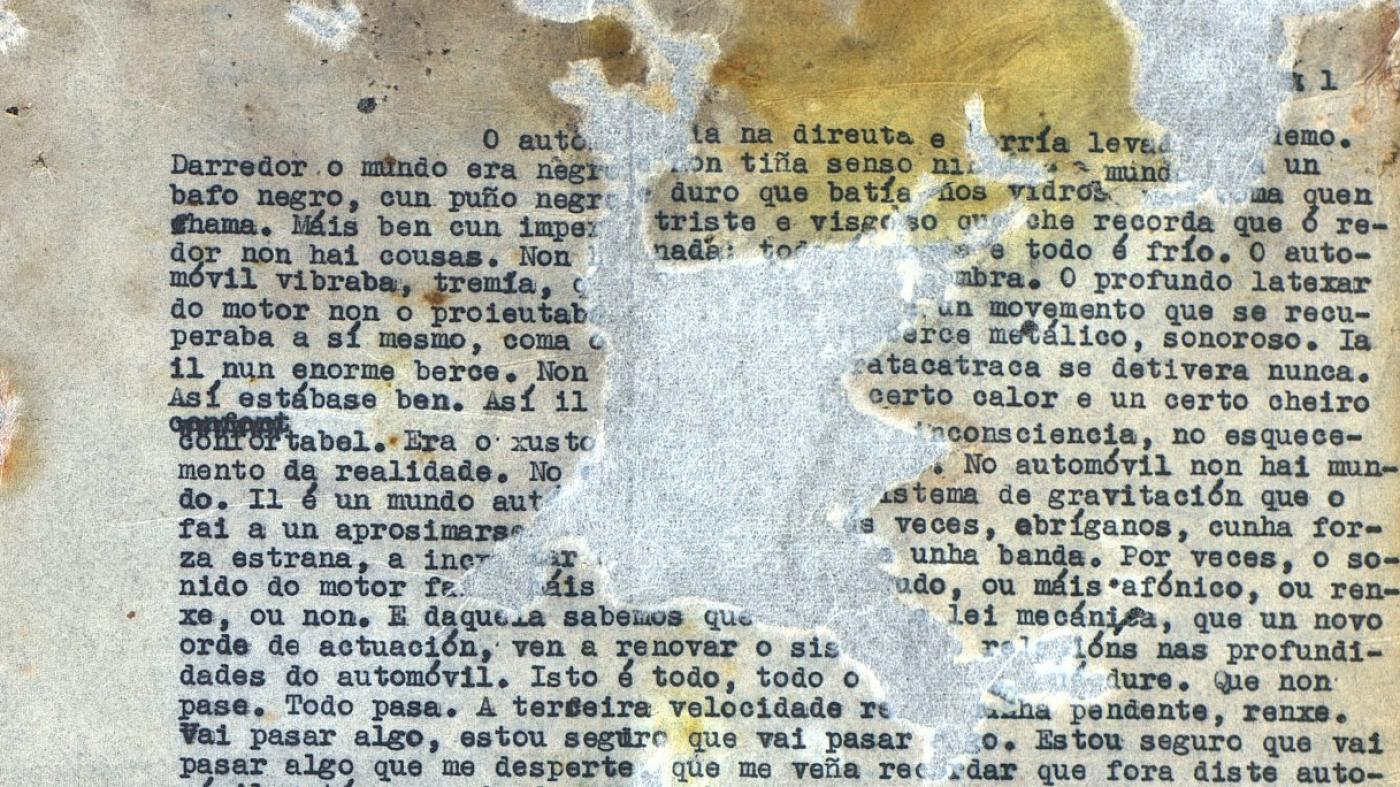 Recuperada, logo de máis de medio século de esquecemento, a novela inédita de Méndez Ferrín 'Os corvos, a figueira e a fouce de ouro' 