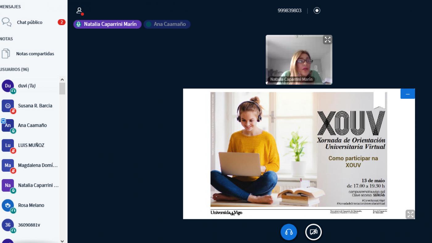 Un caladoiro virtual de estudantado para o curso 2020-2021