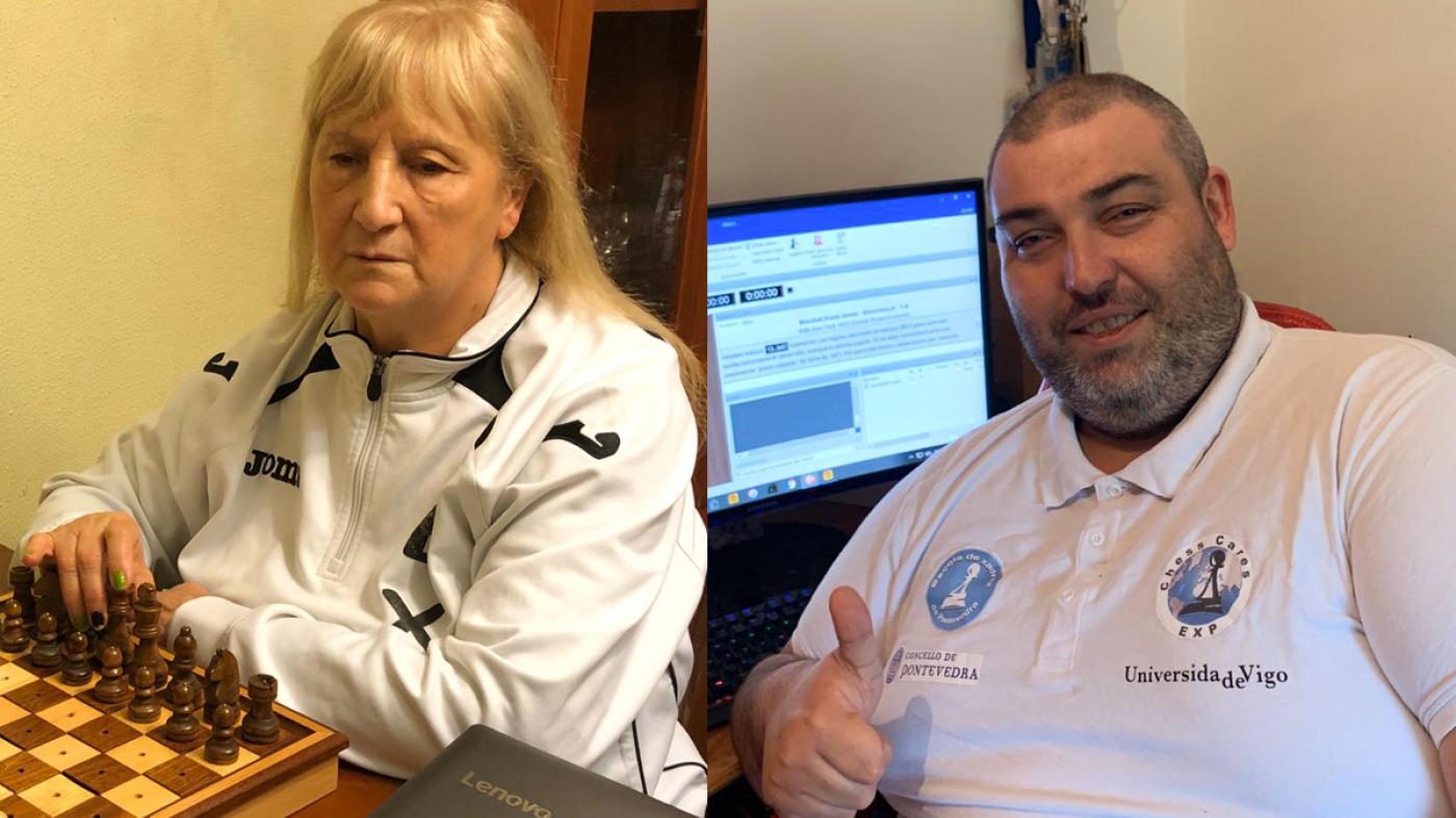 Dous xadrecistas do EXP-UVigo participarán na Olimpíada para deportistas con discapacidade