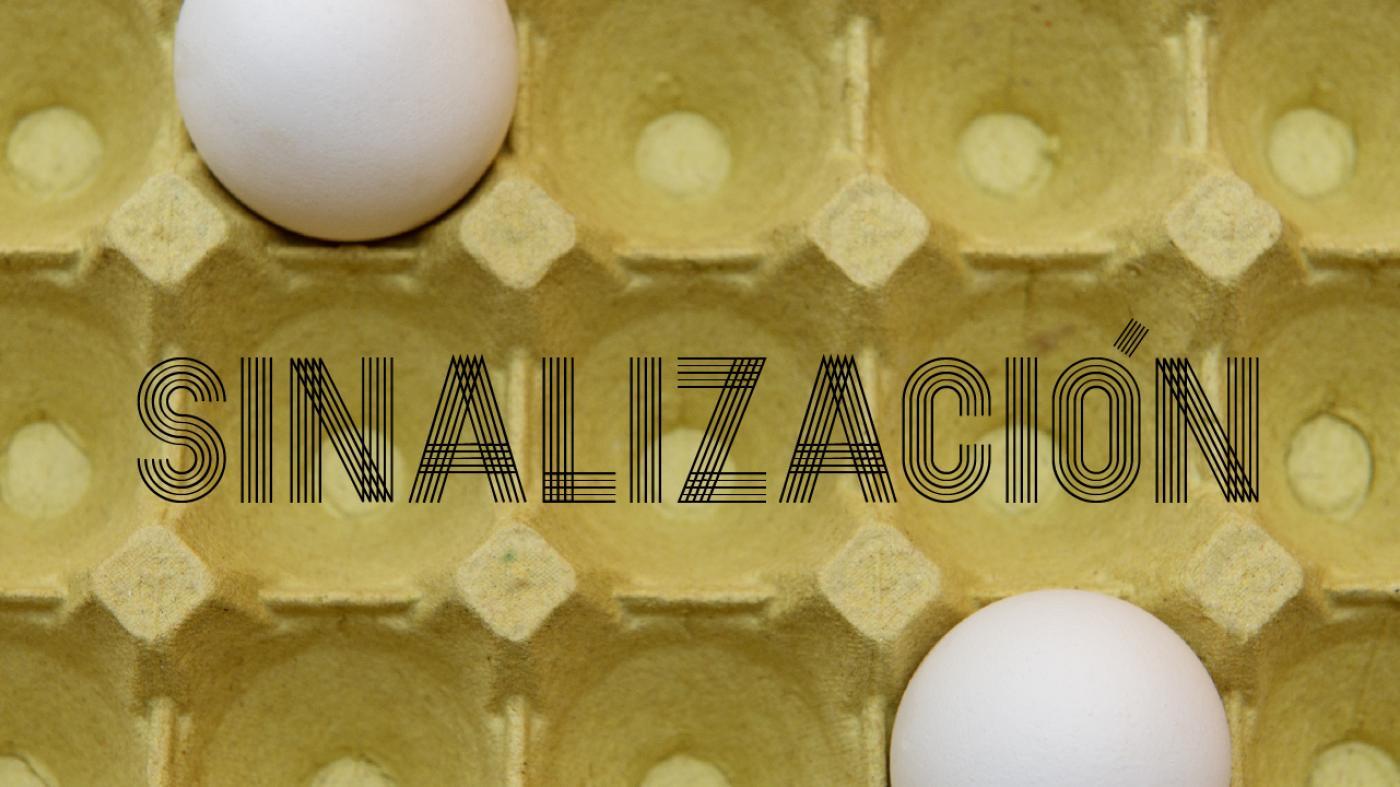 Imaxe dunha caixa de ovos co texto sinalización