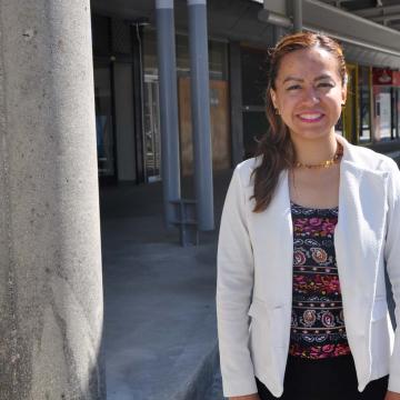 A investigadora de Estudos Hispánicos Karla Del Carpio ofreceu dous relatorios na FFT