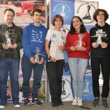 Rubén Fernández imponse en categoría absoluta no IX PonteXadrez