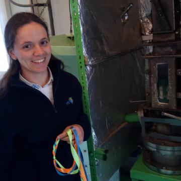 Unha investigadora viguesa desenvolve unha metodoloxía de filtro electrostático para caldeiras de biomasa de baixa potencia