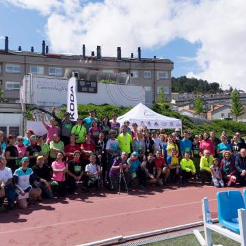 O I Open de Marcha Nórdica Campus da Auga-Cidade de Ourense reuniu a 60 participantes