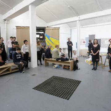 O alumnado de Belas Artes proxéctase en Holanda con actitude