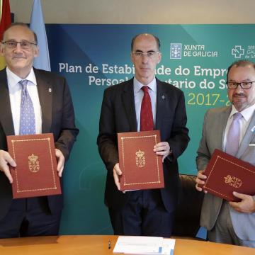 Sinatura de convenio co Sergas e a USC