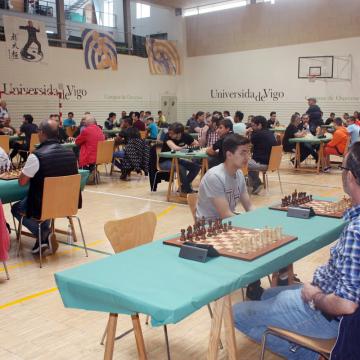 Jaime Santos e Aleksa Strikovic, gañadores do V Torneo Internacional de Xadrez Campus Ourense