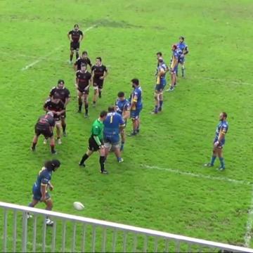 O equipo de rugby consegue a súa primeira vitoria fóra da casa
