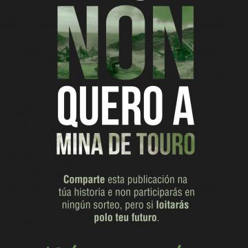 O Alumnado de Publicidade e Relacións Públicas alza a voz contra a reapertura da mina de Touro 