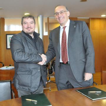 Ao abeiro do convenio a Universidade cederá ao orquestra un espazo para ensaiar no campus de Vigo 