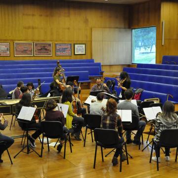 A Orquestra Barroca Vigo 430 abre as portas dos seus ensaios á comunidade universitaria