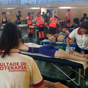 Preto de 50 estudantes colaboraron cun evento que reuniu preto de 4000 deportistas