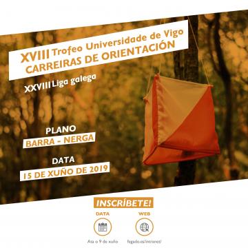 O Trofeo Universidade de Vigo de Orientación trasládase aos areais cangueses de Barra e Nerga Celebrarase o día 15 deste mes e agárdase a participación de preto de 400 persoas
