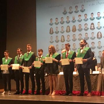 Ciencias da Educación e do Deporte gradúa 222 novos e novas profesionais