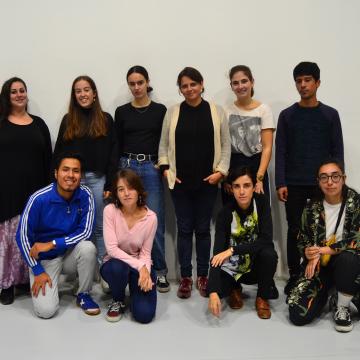 Un obradoiro leva ao alumnado do campus valerse do cinema para ‘habitar un rostro’