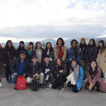 Unha vintena de estudantes asiáticos arrancan en Vigo  un curso intensivo de español