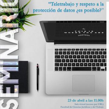 Un seminario abordará o respecto á protección de datos no teletraballo e na xeolocalización