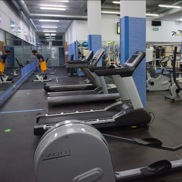 Reabren as salas cardio-fitness e multiusos dos tres campus