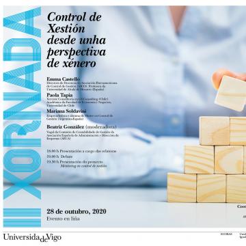 Alumnado de doce universidades participará nunha xornada sobre control de xestión desde a perspectiva de xénero  