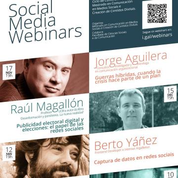 Un ciclo de conferencias virtuais para ampliar as perspectivas dos futuros profesionais das redes sociais