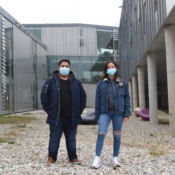 Dous estudantes do campus, á fronte das asociacións estatais de alumnado de Educación e Ciencias do Deporte 