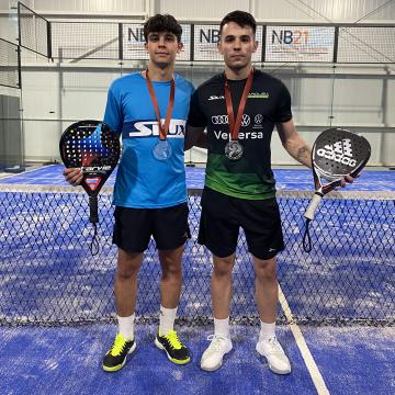 Ángel Piñeiro e Alejandro Pérez gañan o Campionato Universidade de Vigo de Pádel