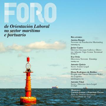 Ciencias Xurídicas e do Traballo organiza un foro de orientación laboral específico sobre o sector marítimo e portuario