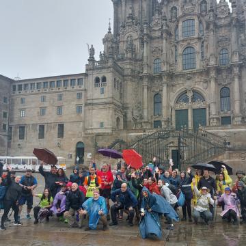 Tras catro etapas, chegada a Compostela 