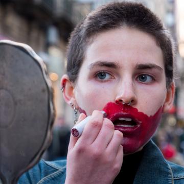 Unha publicación recolle as reflexións sobre a sexualidade que o alumnado de Belas Artes levou ás rúas