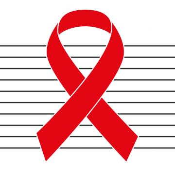 Lazo vermello para difundir o Día Mundial da Sida